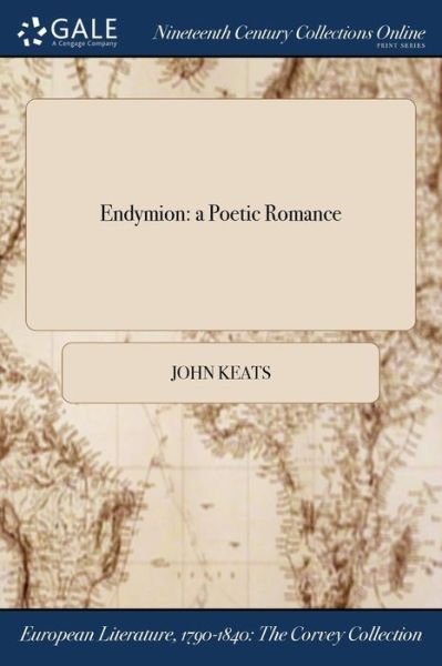 Cover for John Keats · Endymion a Poetic Romance (Taschenbuch) (2017)