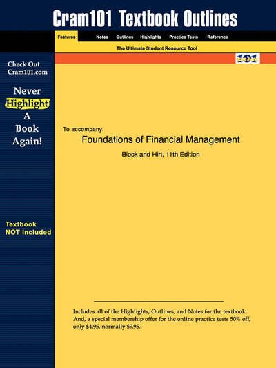 Cover for 11th Edition Block and Hirt · Studyguide for Foundations of Financial Management by Hirt, (Paperback Bog) (2009)
