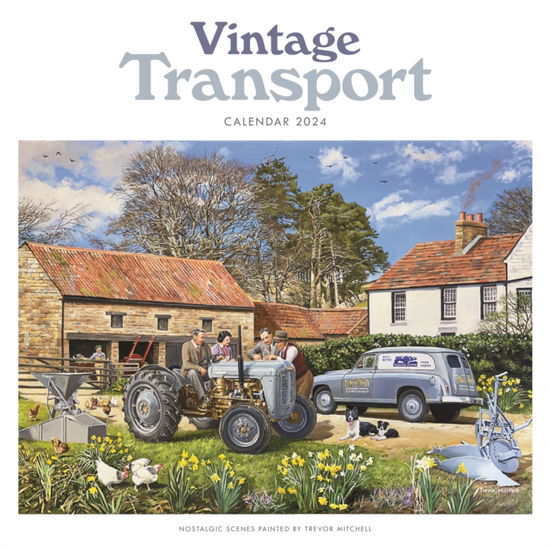 Vintage Transport, Trevor Mitchell Wiro Wall Calendar 2024 (Calendar