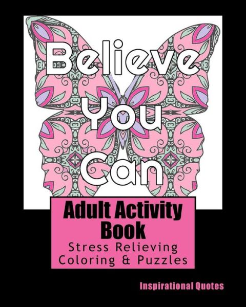 Cover for Adult Activity Books · Adult Activity Book Inspirational Quotes (Taschenbuch) (2017)