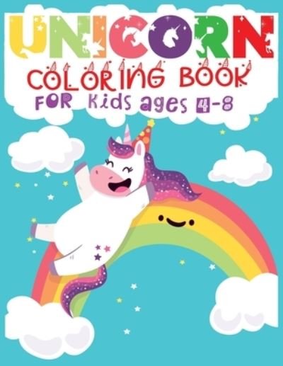 Cover for Second Language Journal · Unicorn Coloring Book For Kids Ages 4-8 (Taschenbuch) (2019)