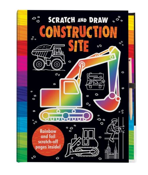 Cover for Arthur Over · Scratch and Draw Construction Site (Hardcover Book) (2018)