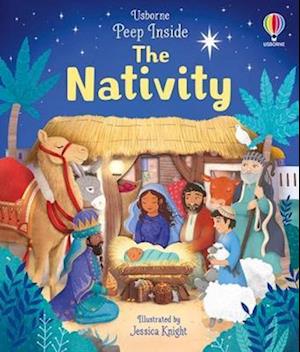 Cover for Anna Milbourne · Peep Inside The Nativity - Peep Inside (Board book) (2022)