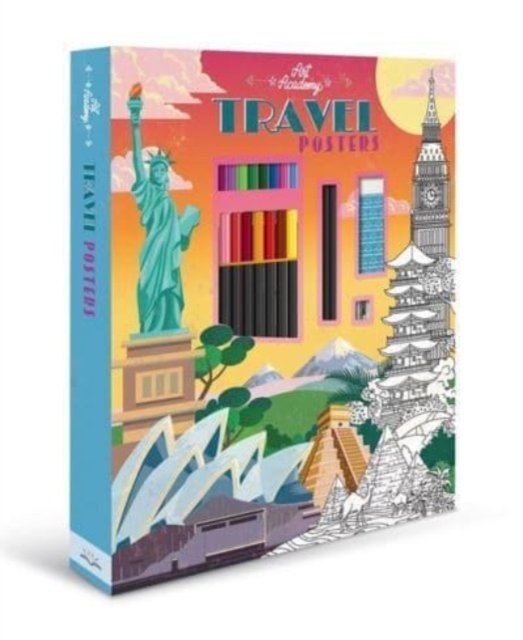 Cover for Igloo Books · Travel Posters - Art Set for Adults (Pocketbok) (2023)