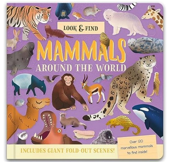 Cover for Laura Chamberlain · Look &amp; Find: Mammals - Nature Look &amp; Find Board Books (Hardcover bog) (2023)