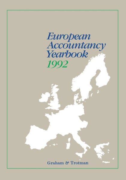 Cover for Ellen Rocco · European Accountancy Yearbook 1992/93 (Paperback Bog) [Softcover reprint of the original 1st ed. 1992 edition] (1992)