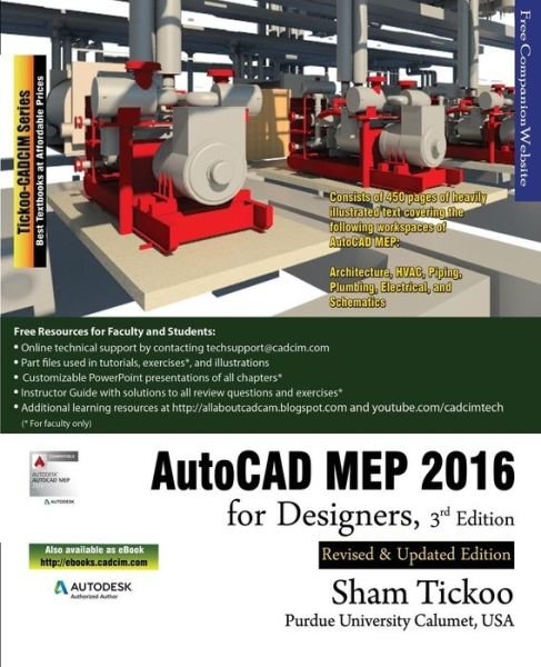 Cover for Prof Sham Tickoo Purdue Univ · Autocad Mep 2016 for Designers, 3rd Edition (Taschenbuch) (2015)
