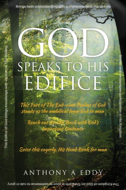 Cover for Anthony A Eddy · GOD Speaks to His Edifice (Paperback Book) (2020)