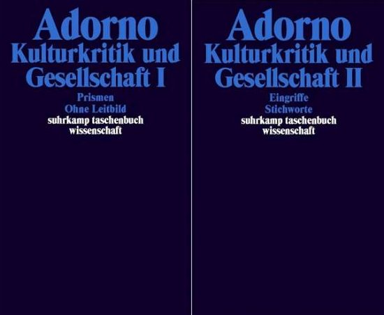 Cover for Theodor W. Adorno · Suhrk.TB.Wi.1710 Adorno.Kulturkritik (Book)