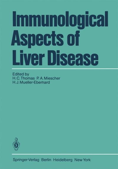 Cover for H C Thomas · Immunological Aspects of Liver Disease (Paperback Bog) (1982)