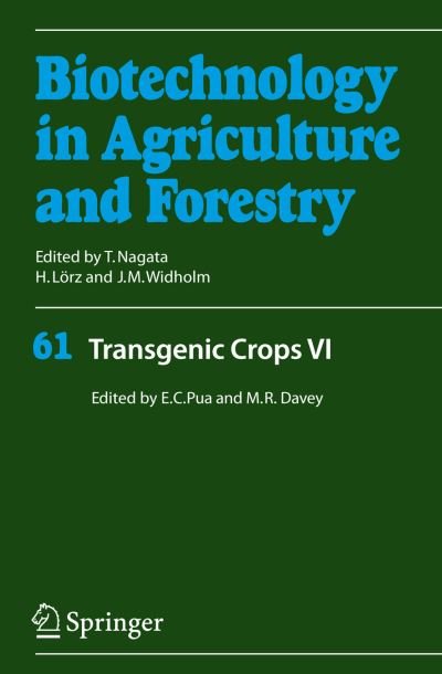 Cover for M R Davey · Transgenic Crops VI - Biotechnology in Agriculture and Forestry (Hardcover Book) [2007 edition] (2007)