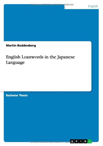 Cover for Boddenberg · English Loanwords in the Jap (Book) (2011)