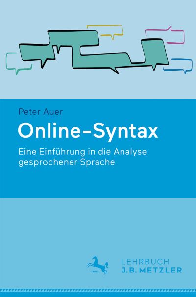 Cover for Peter Auer · Online Syntax (Book) (2025)