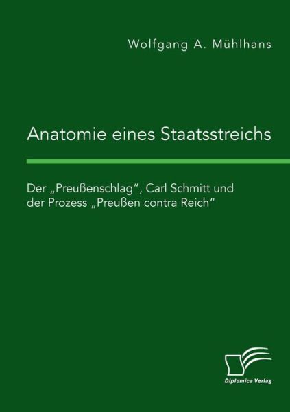 Cover for Mühlhans · Anatomie eines Staatsstreichs. (Book) (2021)