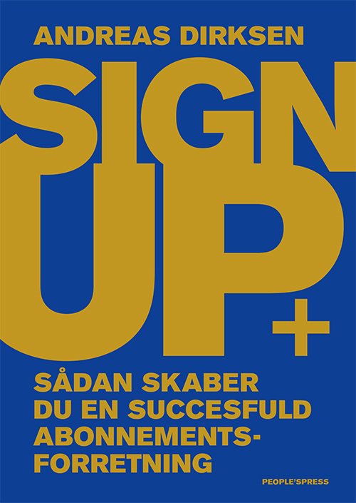 Cover for Andreas Dirksen · Sign up (Hæftet bog) [1. udgave] (2019)