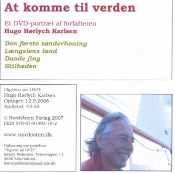 Cover for Hugo Hørlych Karlsen · At komme til verden (Book) (2007)