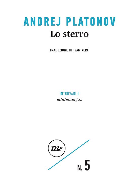 Cover for Andrej Platonov · Lo Sterro (Book)