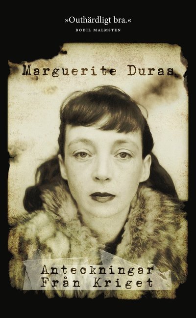 Anteckningar från kriget - Marguerite Duras - Bøger - Modernista - 9789174990102 - 7. oktober 2011