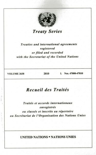 Cover for United Nations · Treaty Series 2638 - Treaty Series (Paperback Book) (2013)