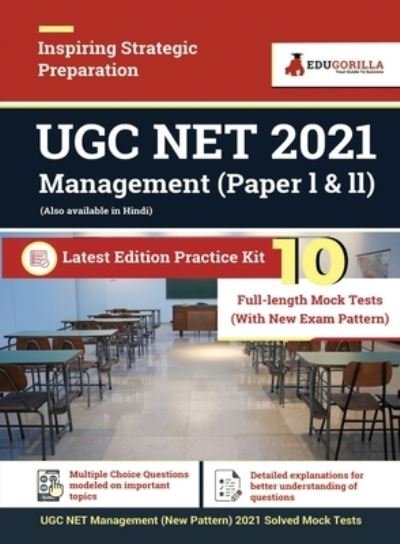 Cover for Edugorilla · UGC NET Management 2021 10 Full-length Mock Test (Paper I &amp; II) With Latest Exam Pattern (Paperback Book) (2022)