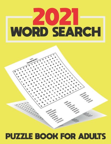 Cover for Yanis Publishing · 2021 Word Search Puzzle Book For Adults (Paperback Book) (2021)