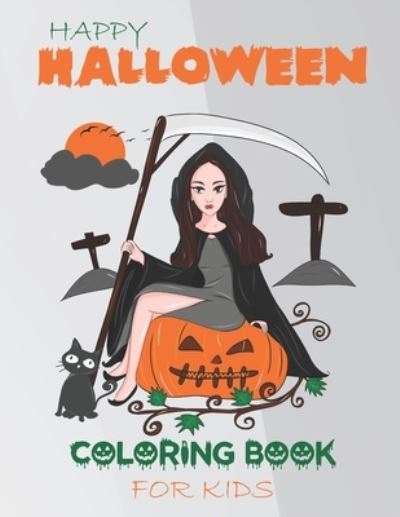 Cover for Giftsala Publishing · Happy Halloween Coloring Book For Kids (Paperback Book) (2020)