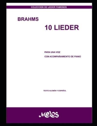 Cover for Johannes Brahms · 10 Lieder (Paperback Bog) (2020)
