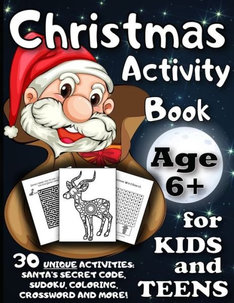 Cover for Familake · Christmas Activity Book for Kids and Teens Age 6+ (Taschenbuch) (2020)