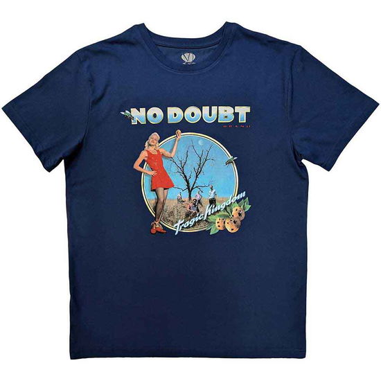 Cover for No Doubt · No Doubt Unisex T-Shirt: Tragic Kingdom (Denim Blue) (T-shirt)