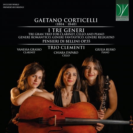 Cover for Trio Clementi · I Tre Generi - tre gran trio for clarinet, cello and piano (CD) (2020)