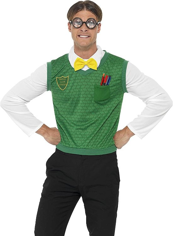 Cover for Smiffys Geek Boy Costume Male Chest 4244 USM Costume (Kläder)