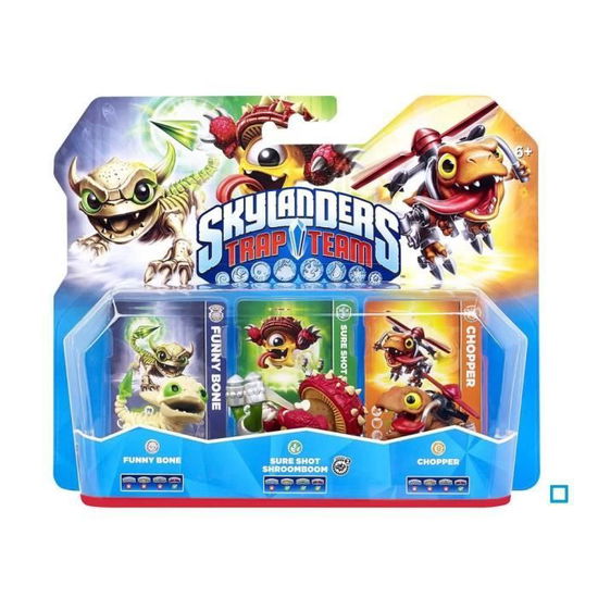 Cover for Activision · Skylanders Trap Team - Triple Trap Pack - Funny Bone,Sure Shot Shroombroom &amp; Chopper (Toys)