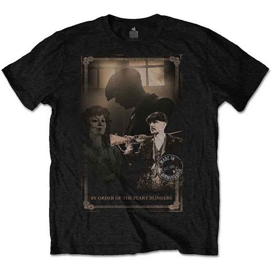 Peaky Blinders Unisex T-Shirt: Shotgun - Peaky Blinders - Mercancía - MERCHANDISE - 5056170664103 - 17 de enero de 2020