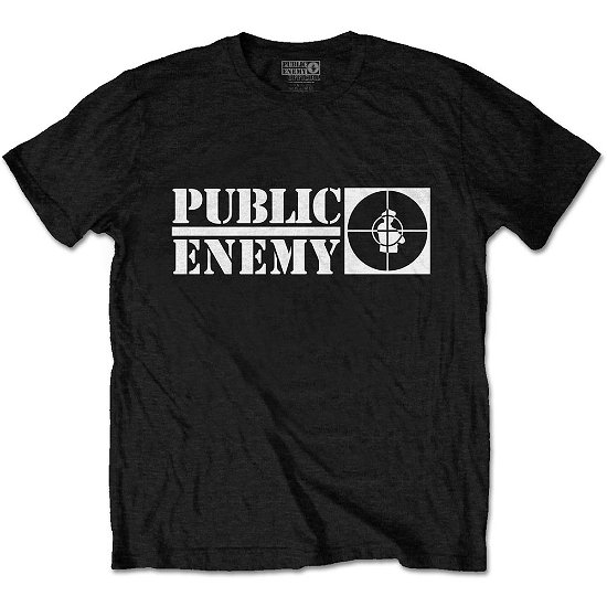 Public Enemy Unisex T-Shirt: Crosshairs Logo - Public Enemy - Merchandise -  - 5056368649103 - 