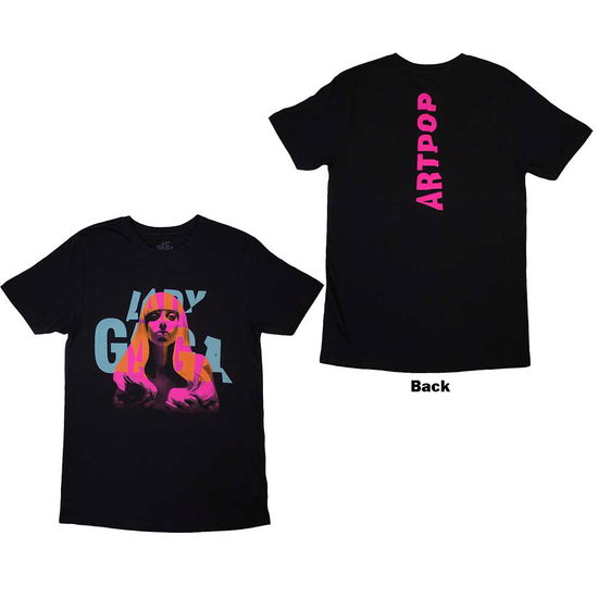 Cover for Lady Gaga · Lady Gaga Unisex T-Shirt: Artpop Cover (Back Print) (T-shirt) [size XL] (2024)