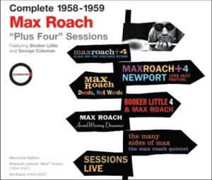 Cover for Max Roach · Complete 1958-1959 &quot;plus Four&quot; Sessions (3cd Box Set) (CD) (1990)