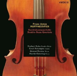 Cover for F.A. Hoffmeister · Double-bass Quartets (CD) (2009)