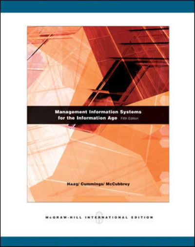 Cover for Cummings · Management Information Systems for the Information Age (Paperback Book) [5 Rev edition] (2004)