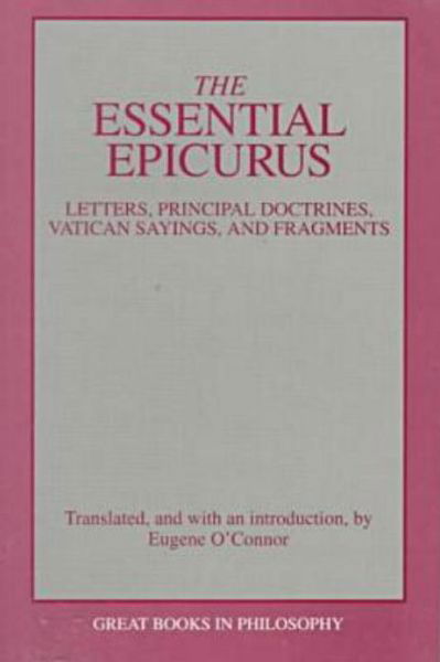 Cover for Epicurus · The Essential Epicurus: Letters, Principal Doctrines, Vatican Sayings, and Fragments (Pocketbok) (1993)