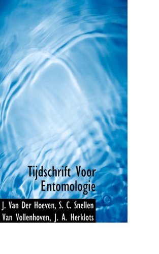 Cover for J. A. Herklots · Tijdschrift Voor Entomologie (Paperback Book) [Dutch edition] (2009)