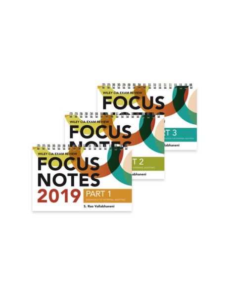 Cover for S. Rao Vallabhaneni · Wiley CIA Exam Review Focus Notes 2019: Complete Set (Pocketbok) (2019)