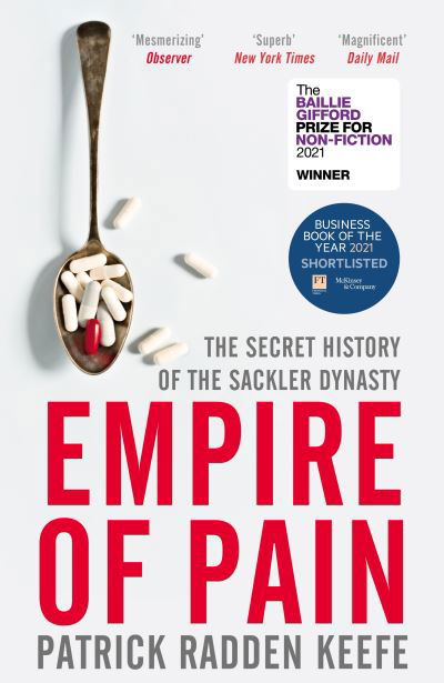 Cover for Patrick Radden Keefe · Empire of Pain: The Secret History of the Sackler Dynasty (Paperback Book) (2022)