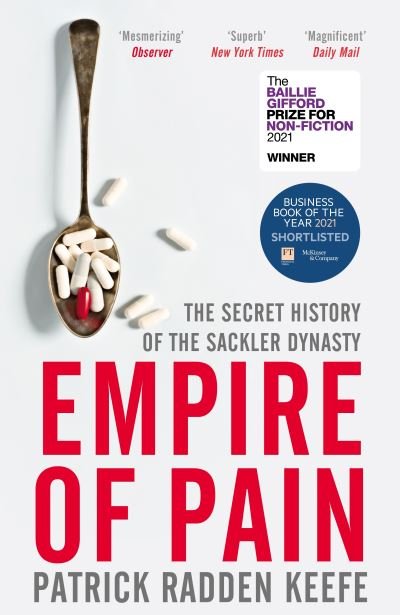 Cover for Patrick Radden Keefe · Empire of Pain: The Secret History of the Sackler Dynasty (Pocketbok) (2022)
