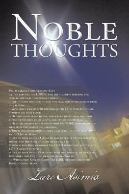 Cover for Zure Asimia · Noble Thoughts (Pocketbok) (2017)