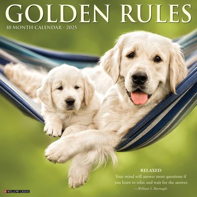 Willow Creek Press · Golden Rules 2025 12 X 12 Wall Calendar (Calendar) (2024)