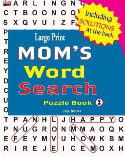 Cover for Jaja Books · Large Print Mom's Word Search Puzzle Book, Vol. 2 (Pocketbok) (2018)