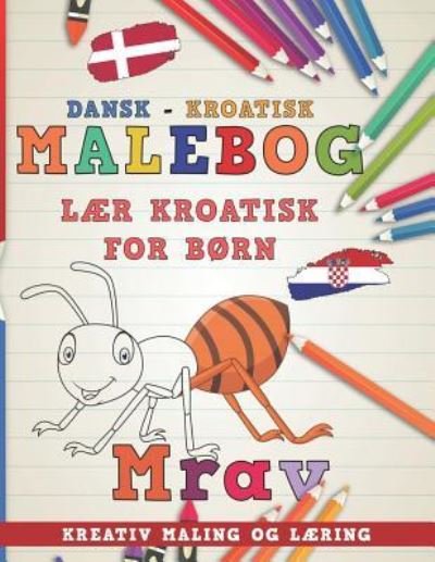 Cover for Nerdmediada · Malebog Dansk - Kroatisk I L (Taschenbuch) (2018)