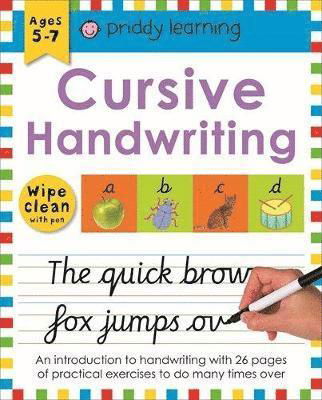 Cursive Handwriting - Wipe Clean Workbooks - Priddy Books - Książki - Priddy Books - 9781783416103 - 16 maja 2017