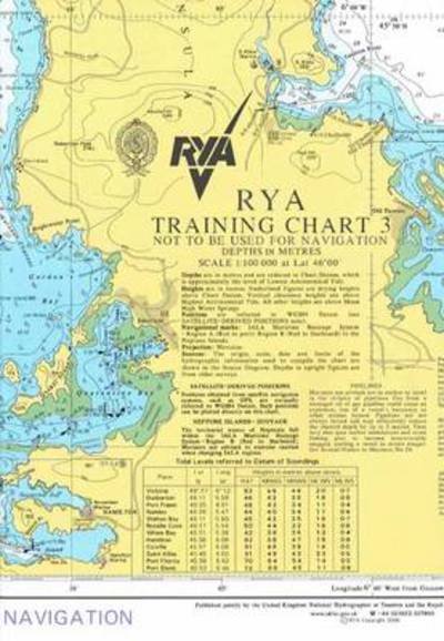 Cover for RYA Training Chart (Map) (2007)