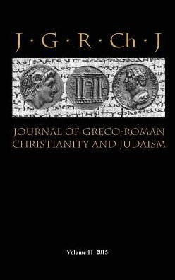 Cover for Stanley E. Porter · Journal of Greco-roman Christianity and (Hardcover Book) (2016)